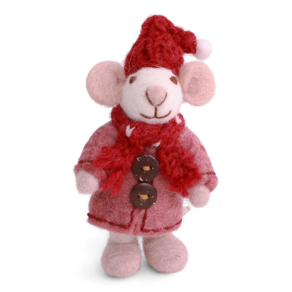 Maus Mädchen Mini mit Mantel