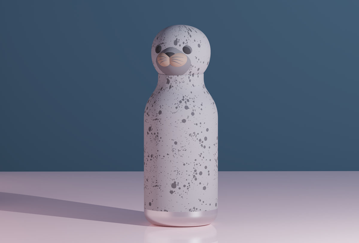 Trinkflasche Bestie Bottle - Robbe
