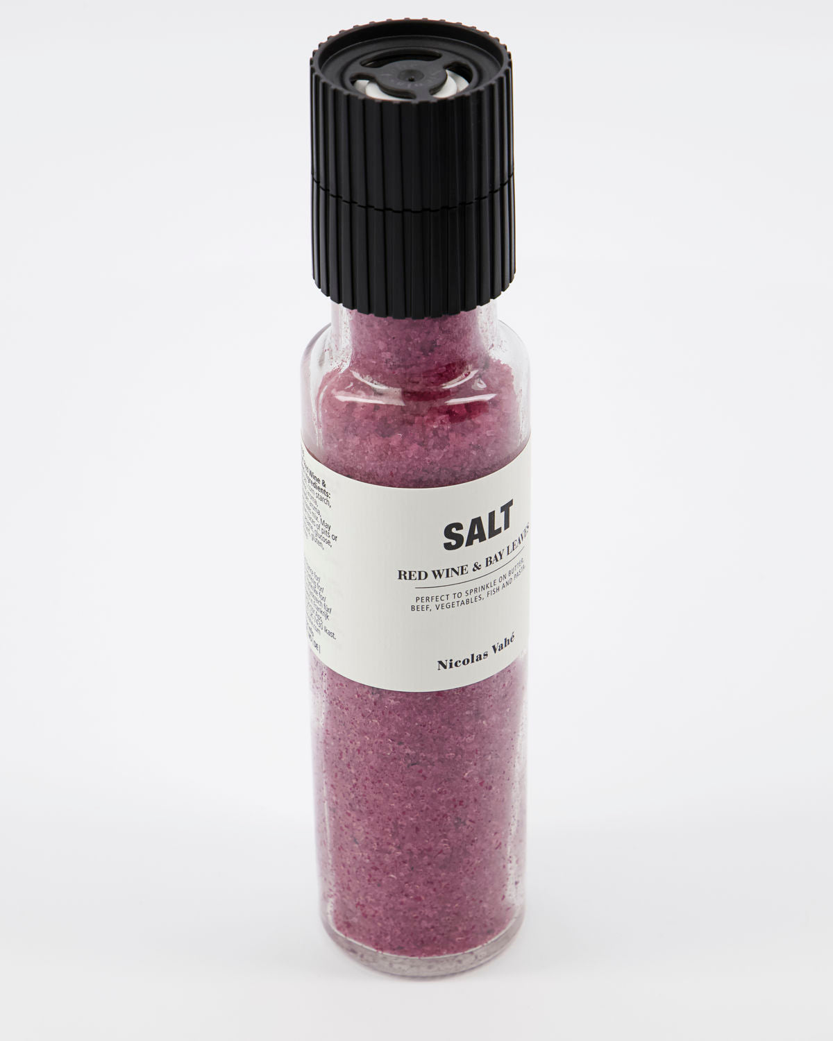 Salzmühle mit Rotwein & Lorbeerblätter