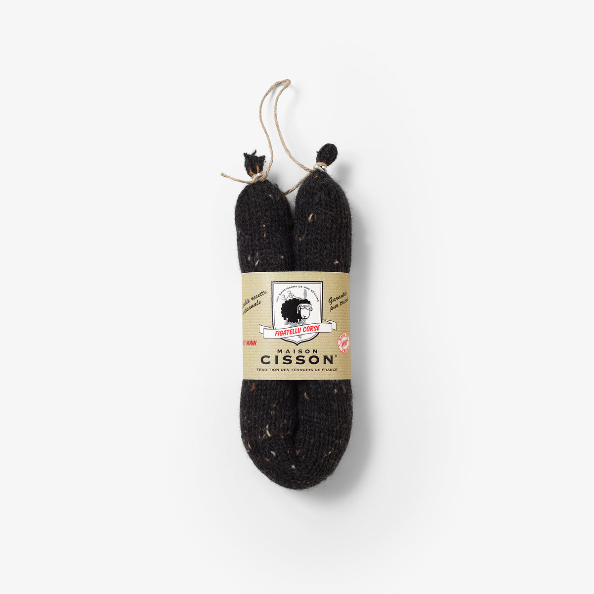 Wurst gestrickt "Le figatellu corse"