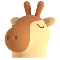 Trinkflasche Bestie Bottle - Giraffe