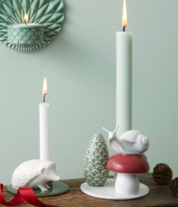 Kerzenständer Igel - für 1.3cm Kerzen