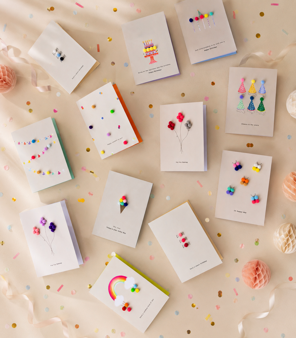 Postkarte Rainbow and Clouds