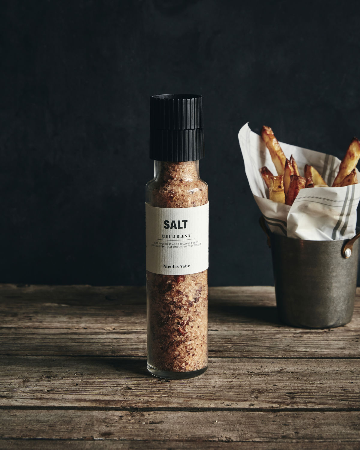 Salzmühle mit Chili