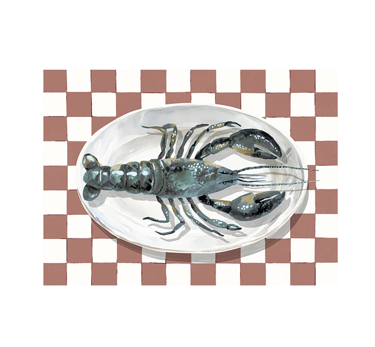 Tischset Vinyl Lobster