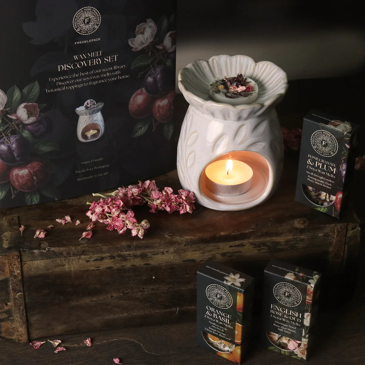 Duftwachs Wax Melts Geschenkset inkl. Brenner